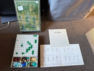 Feudal Das Spiel von Belagerung und Eroberung Top Zustand
