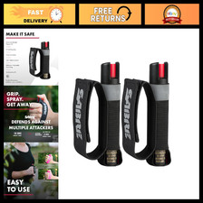 Pepper Gel Self-Defense Spray, Police Strength OC Spray, 360° Reflective Hand St