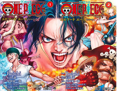 ONE PIECE episode A Vol.1-2 set Ace Luffy Japanese Manga Comic Boichi