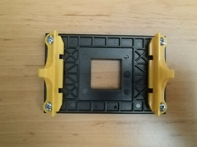AM4 Mainboard CPU Halterung Sockel Bracket RetentionMount Modul schwarz/gelb