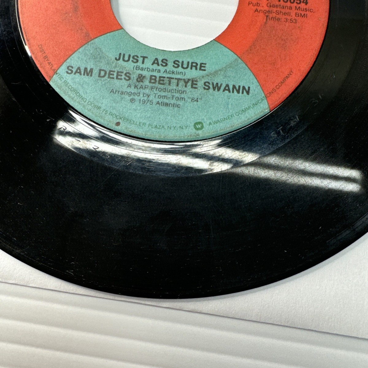 SAM DEES & BETTYE SWANN JUST AS SURE / STORYBOOK CHILDREN SOUL 7