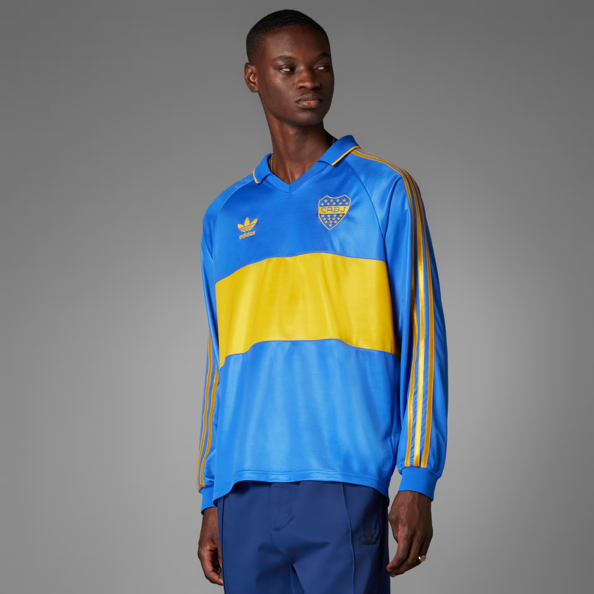 BOCA JUNIORS 1993 LONG SLEEVE JERSEY - ADIDAS IV7547 - ASK SIZE