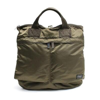 PORTER Yoshida 2way helmet bag Khaki 690-17846 | eBay