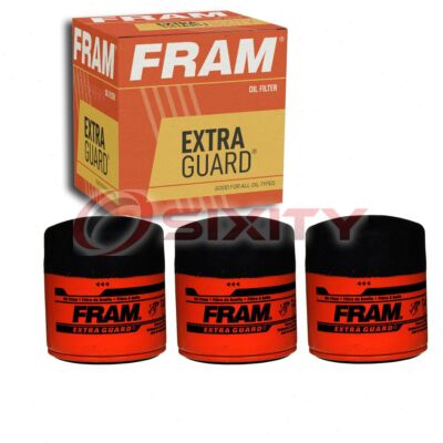 3 pc FRAM Extra Guard PH12060 Engine Oil Filters for UPG64R TL11403BP eb