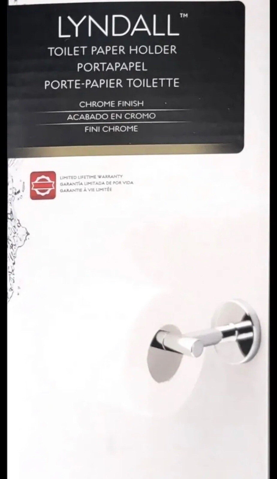 Delta Lyndall Single Post Toilet Paper Holder in Chrome by Delta eBay