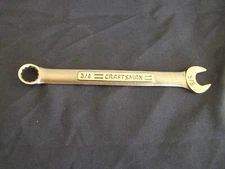 VTG Craftsman  3/8"  12-Point Combination Wrench  VA  44693 Series  Made In USA