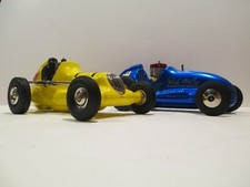 2 Vintage tether Nylint Thimble Drome Real MC Coy Red Head toy, line control