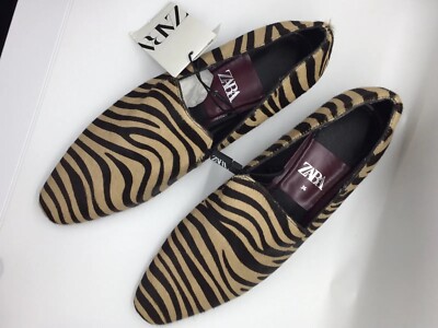 ZARA ZEBRA STUDDED SHOES Zara | Shoes | Zara White Zebra Striped Silver Dotted Womens  main image 3