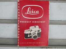 1954 LEICA PRODUCT DIRECTORY 71 page booklet