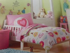 4 pc Circo Peace Girl Collection Toddler Bed Set NIP