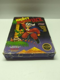 Mighty Bomb Jack NINTENDO NES PRIMERA CAJA DE IMPRESI&Oacute;N SOLO SIN JUEGO CAJA DE 5 TORNILLOS &iexcl;LEER! 