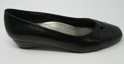 ROS HOMMERSON WOMEN'S BEAUTY BLACK KIDSKIN LEATHER PUMP DRESS SHOES SIZE: 6/M