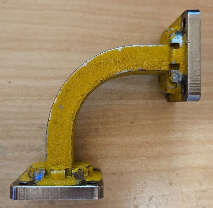 Systron Donner DBF-224 Waveguide 90-Deg Elbow Angle P-Band WR-62 12.4GHz - 18GHz
