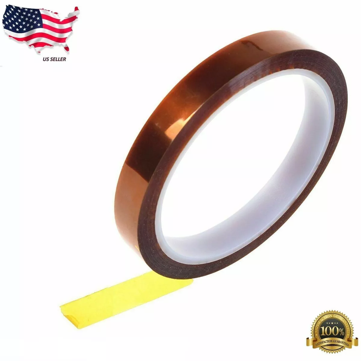 8mm 100ft Kapton Polyimide Tape Adhesive High Temperature Heat Resistant USA 33M
