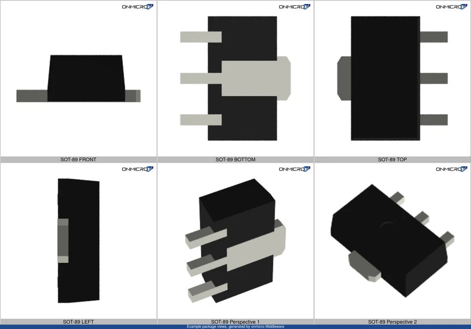 10 Stück HT7333-A Spannungsregler LDO 3,3V 250mA 90mV Drop TO92 SOT89 - Bild 3 von 4