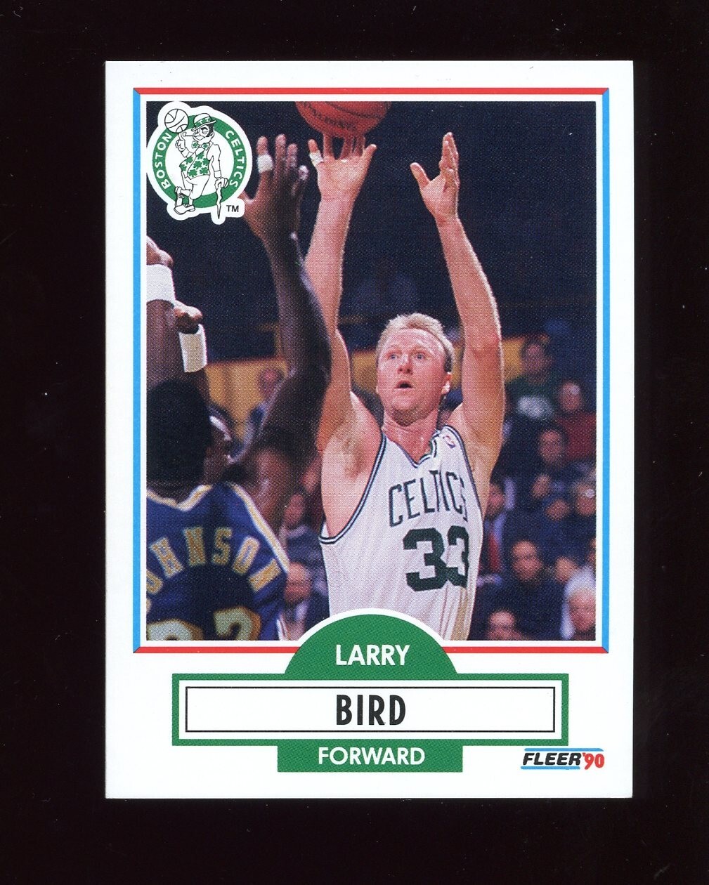 1990 Fleer Larry Bird #8 Sports Card
