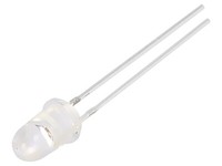 OS5YKE5211A Led 5Mm Gelb 15° Front: GewöLbt 2,1-2,6V Rastermaß: 2,54Mm Optosu