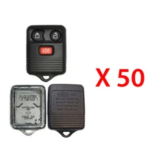 Remote Pad Fob Case Shell 3B Compatible with Ford Rubber Pad Fix Worn (50 Pack)