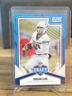 2020 Panini-Score NFL Draft #NFL-6 Jordan Love Utah State Aggies BK1PG14