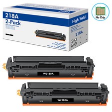 2PK W2180A Toner For HP 218A Laser Jet Pro 3201dw MFP 3301 3301fdw NO CHIP
