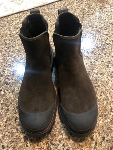 new coach cedar chelsea boot g1552 mens size 9 1/2 combat green