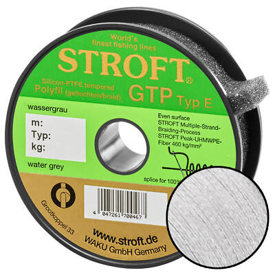 Stroft Line GTP Type E Braided Water Grey 150m Fishing Line Fishing Line