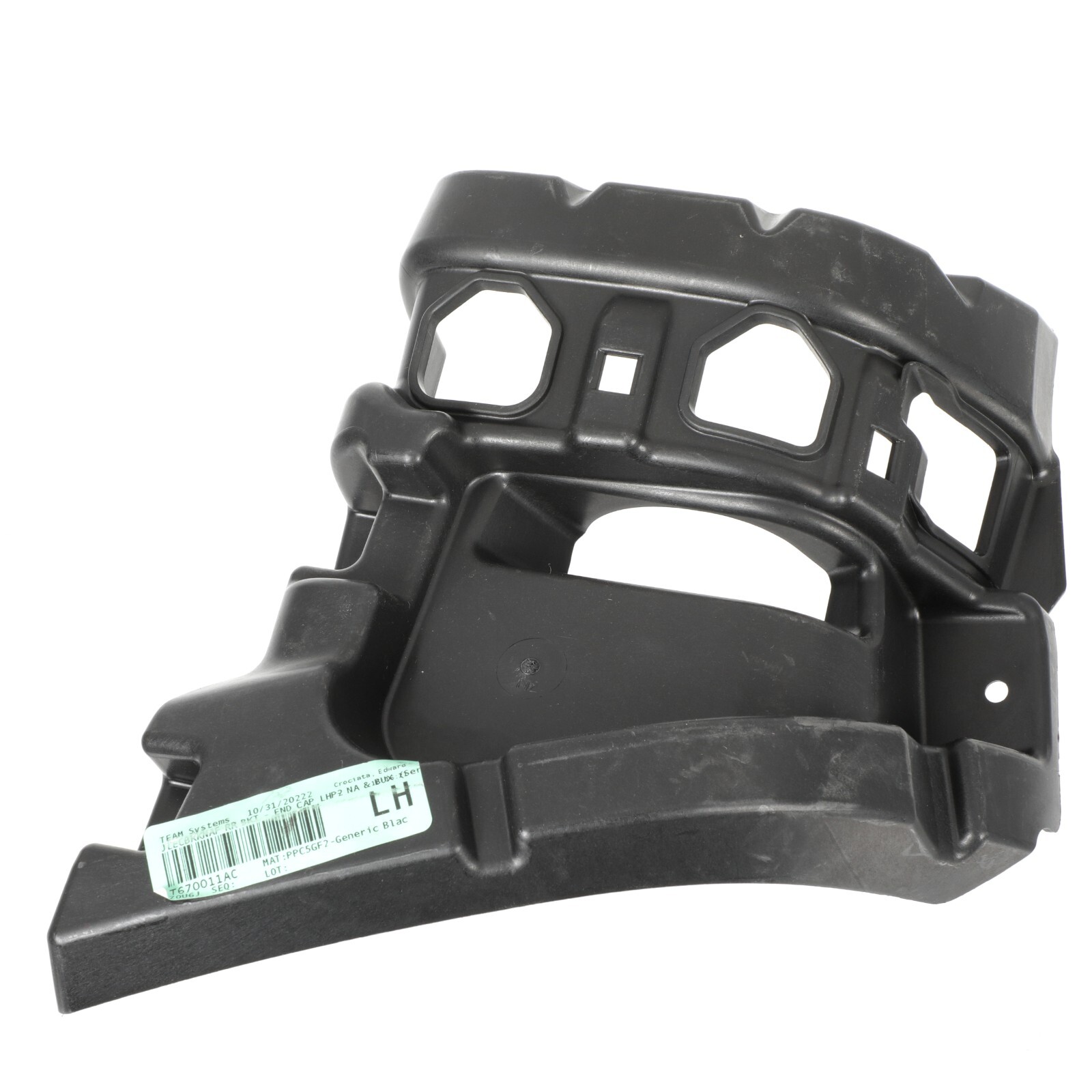 Soporte del parachoques trasero izquierdo para Jeep Wrangler 2018-2024 (P/N 68335607AB)