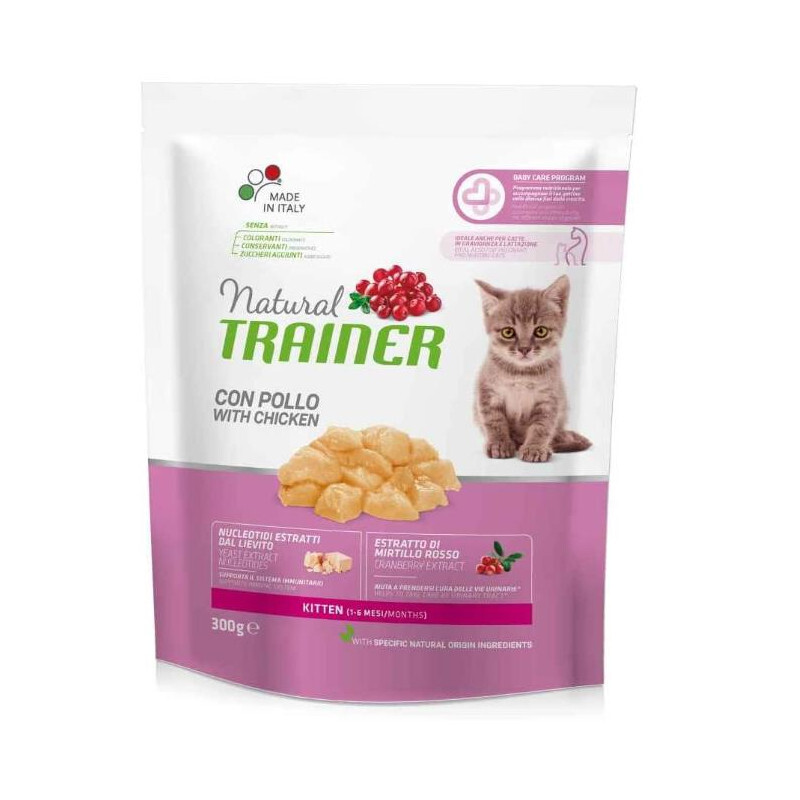 NATURAL TRAINER CAT - Kitten con Pollo Fresco - 300 gr
