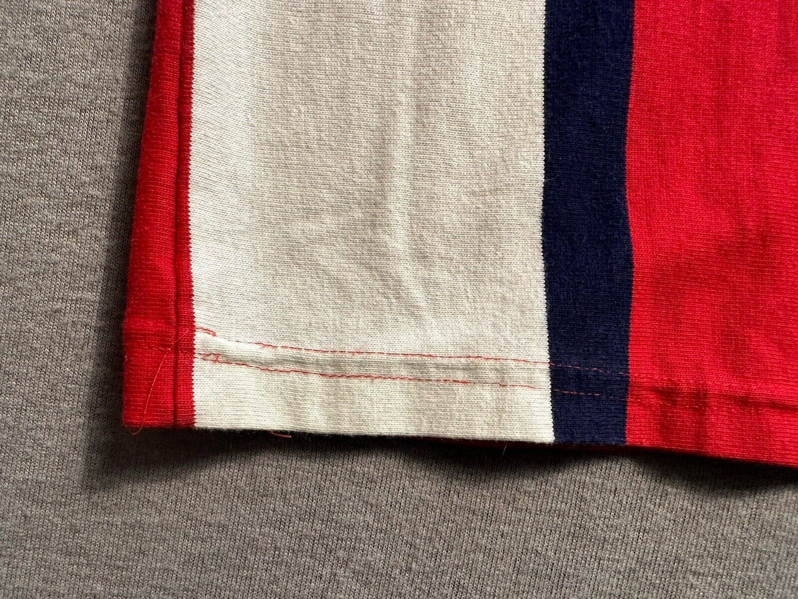 Vintage Tommy Hilfiger T Shirt XL Vertical Stripe… - image 4