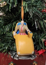 DISNEY STORE MARVEL X-MEN PROFESSOR X CUSTOM CHRISTMAS ORNAMENT NEW RARE HTF