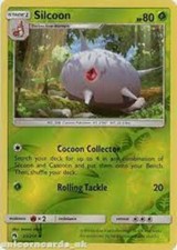 POKEMON CARD REVERSE HOLO SILCOON 25/214 NO 266 COCOON POKEMON TCG CCG
