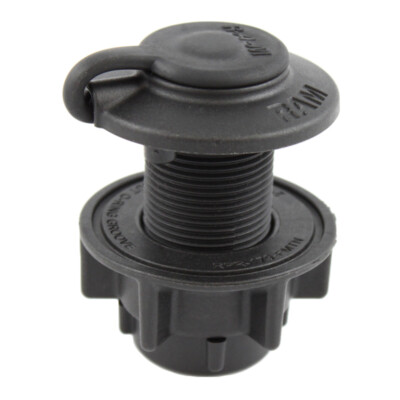 RAM Mount Round Flush Base for RAM ROD and RAM-TUBE holders with Spline Posts