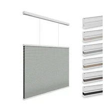 Changshade Blackout Cellular Shades Cordless, Top Down Bottom Up Blinds for W...