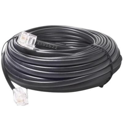 Xtenzi 6Pin Bass Remote Cable 15FT Flex Wire For Alpine RUX-KNOB.2 Amplifiers