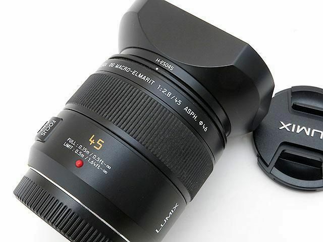 Panasonic Leica DG Macro-Elmarit 45mm F2.8 ASPH. Lens Excellent