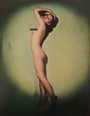 .Super Rare Original 1930s John Everard Multi Colour Process Female Nude #16