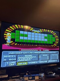 Wheel of Fortune Family Edition Nintendo NES With Booklet Tested