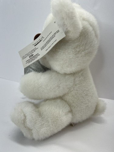 Vintage Applause 1987 Hershey Kiss White Teddy Bear 10" Stuffed Plush Toy - Picture 2 of 14