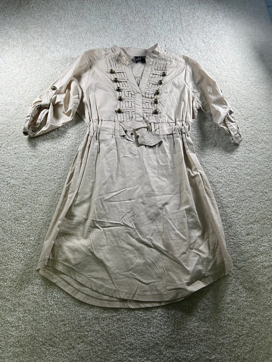 chinese dress ladies Swedish Cotton Ladies Officer Two-Toned Gray Dress