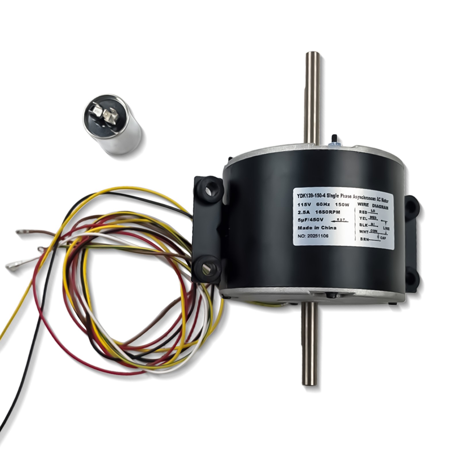F48AF70A61 Fan Motor For Dometic 3315332.005 Brisk Air II RV Air Conditioners