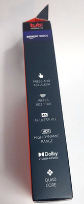 Amazon Fire TV Stick 4K Max Media Streamer with Alexa Voice Remote