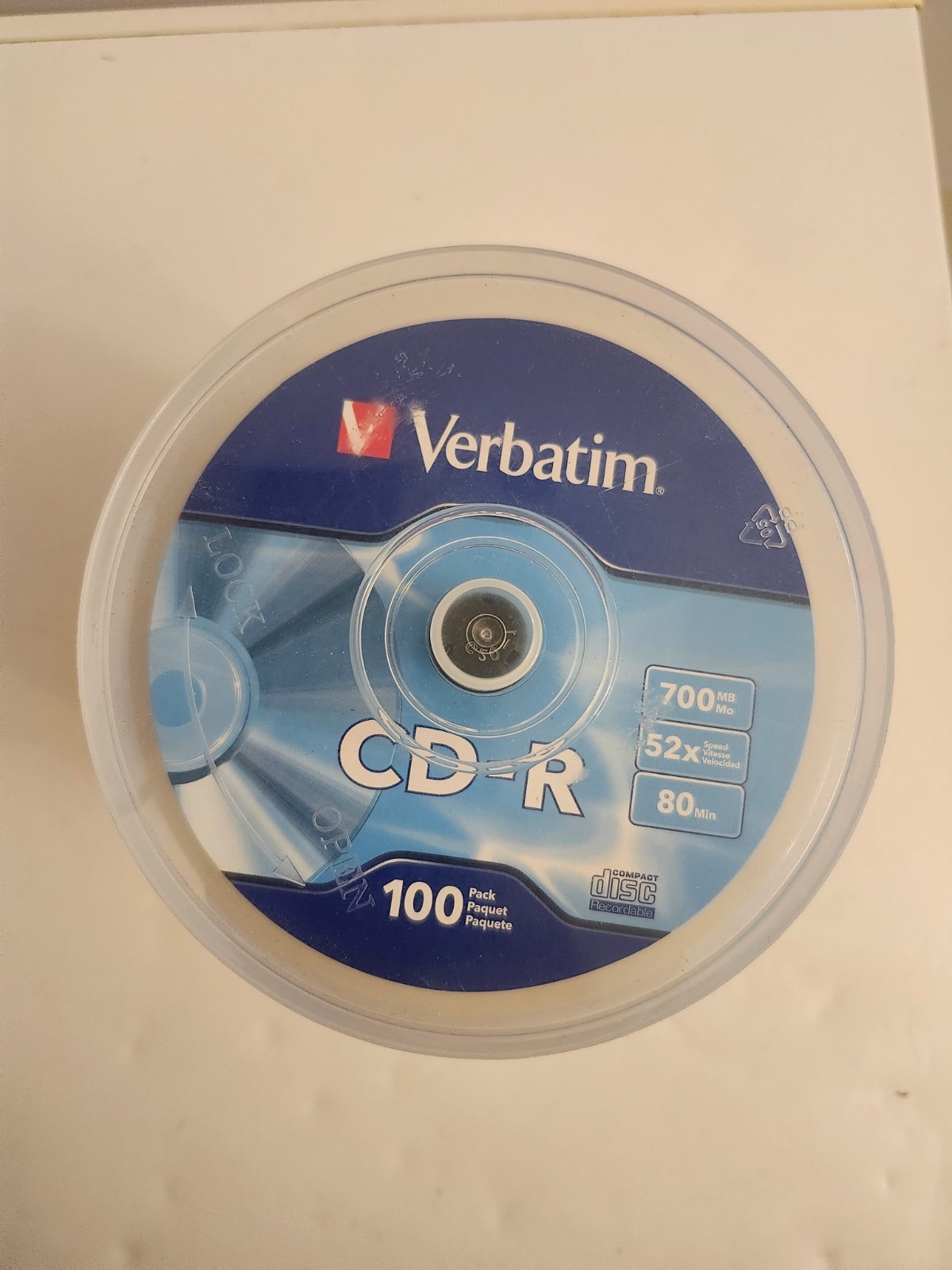 75 Verbatim CD-R 700MB 80Min 52X Speed Recordable Compact Disc 