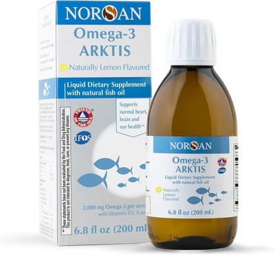 NORSAN Arktis High Potency Liquid Omega-3 Fish Oil Supplement - 6.8 fl. oz.