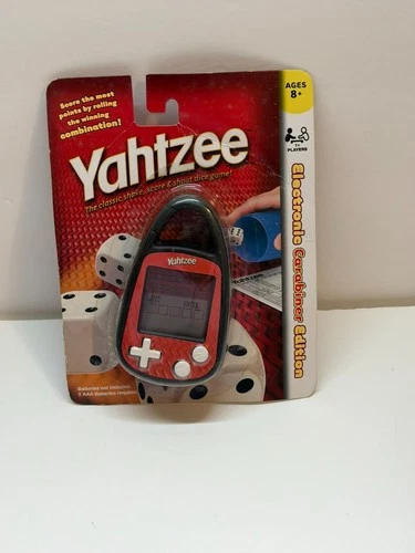 Yahtzee Electronic Carabiner Edition Handheld Game   New