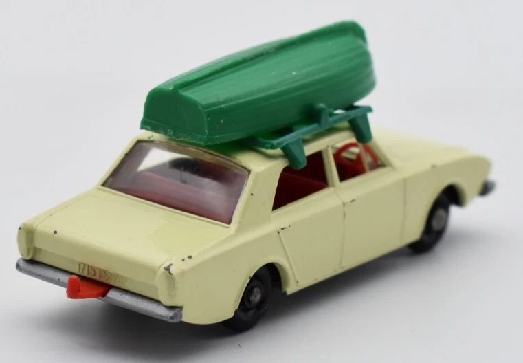 Matchbox Ruote Regolari 1-75 #45 Ford Corsair, base grigio argento. Lesney... - Immagine 2 di 4