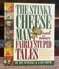 Vintage 1992 The Stinky Cheese Man And The Other Fairly Stupid Tales Book New