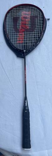 Wilson Victory Badminton Racket with Case Cover Red and Black SL 4, 3 1/2