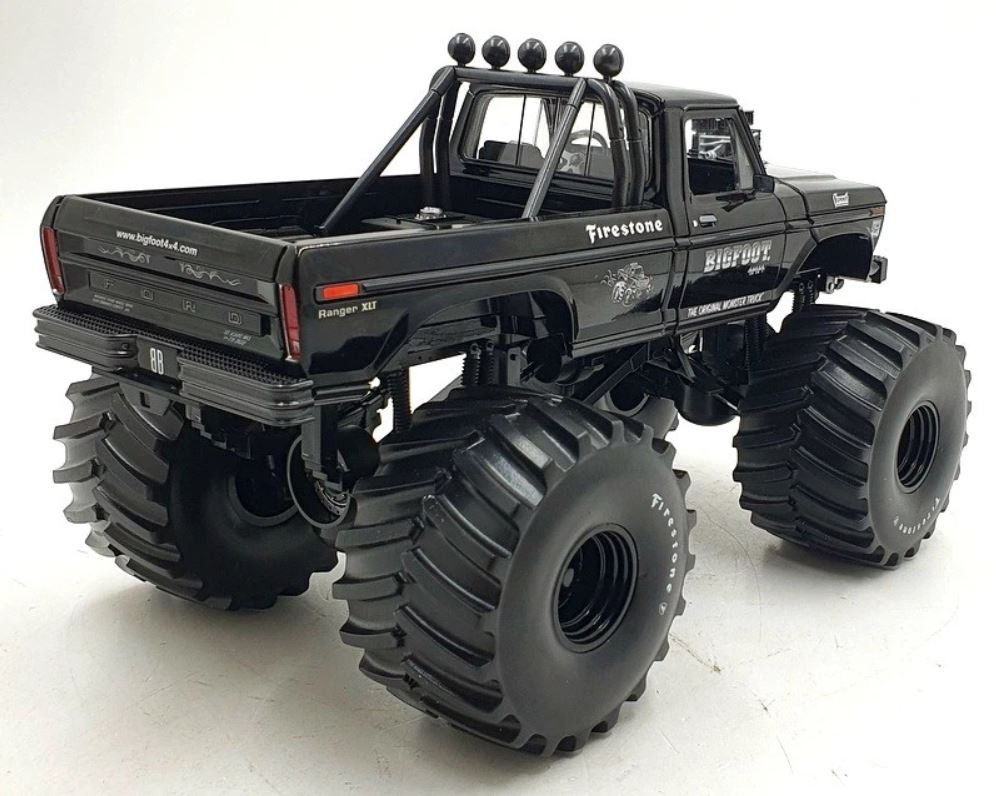 1974 F-250 BIGFOOT#1 MONSTER TRUCK 66' TIRES BLACK BANDIT 1:18