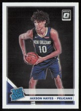 2019-20 Donruss Optic #190 Jaxson Hayes Rookie New Orleans Pelicans RC Card. rookie card picture