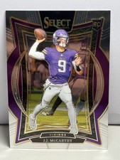 JJ McCarthy 2024 Select Concourse Base Rookie Card #24 - Vikings